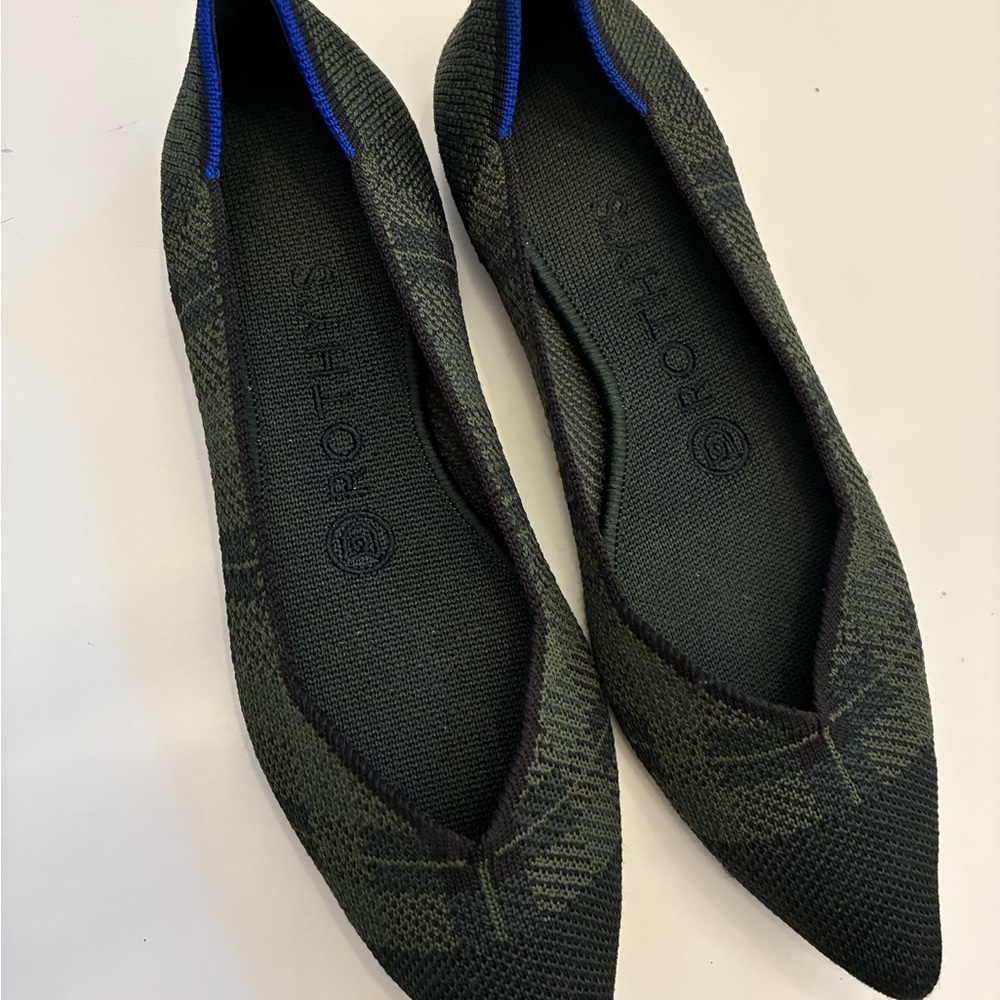 Rothy’s Plaid flats size 7